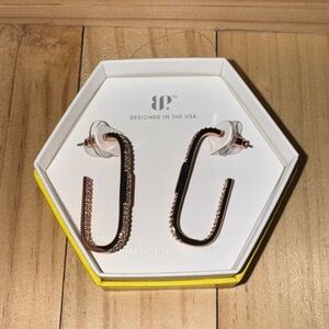 BP Rose Gold Hoop Earrings